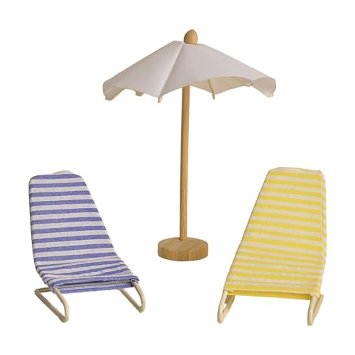 Puppenhaus Zakka Stuhl Modell Realistische Puppenhäuser Parasol Stuhl 1:12 Modell Spielzeugkinder Rollenspielmöbel von REITINGE