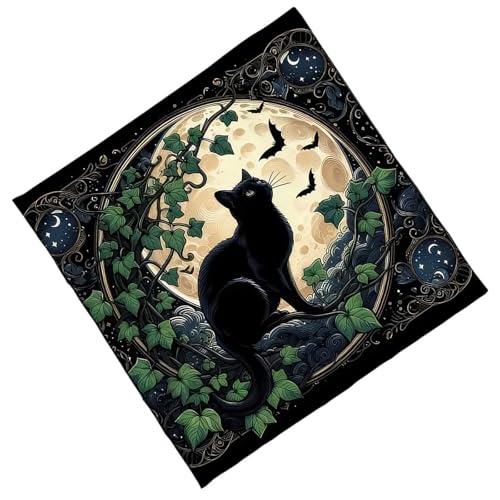 REITINGE Elegante Velvets Tischdecke Portables Wahrscheinliche Matten Mit Mystischen Kunstwerken Für Spirituelle Meditationen Und Home Decoration Mysterious Tarot Brettspielzubehör REITINGE Elegante Velvets Tischdecke Portables Wahrscheinliche Matten Mit Mystischen Kunstwerken Für Spirituelle Meditationen Und Home Decoration Mysterious Tarot Brettspielzubehör von REITINGE