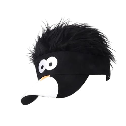 REITINGE Fun Hair Hair And Hat Combo Leichtes Polyester Ideal Für Halloween Kostüme Und Themenpartys Trendy Halloween Kostümhut REITINGE Fun Hair Hair And Hat Combo Leichtes Polyester Ideal Für Halloween Kostüme Und Themenpartys Trendy Halloween Kostümhut von REITINGE