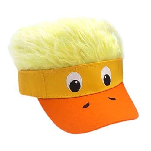 REITINGE Fun Hair Hair And Hat Combo Leichtes Polyester Ideal Für Halloween Kostüme Und Themenpartys Trendy Halloween Kostümhut REITINGE Fun Hair Hair And Hat Combo Leichtes Polyester Ideal Für Halloween Kostüme Und Themenpartys Trendy Halloween Kostümhut von REITINGE