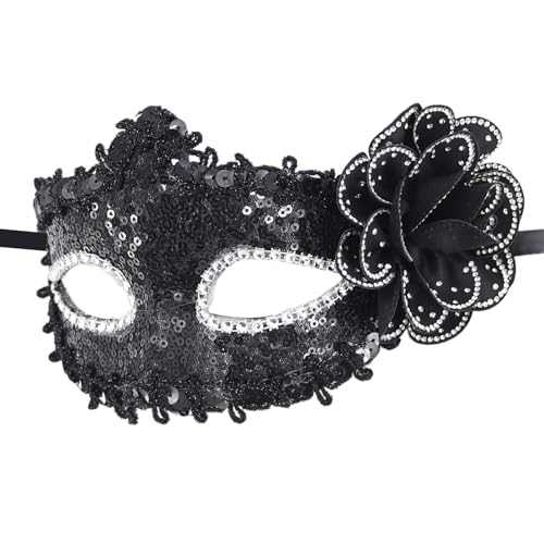REITINGE Strass Pailletten Maskerade Venezianer für Frauen Halloween Weihnachten halbes Gesicht Auge Cosplay Requisiten REITINGE Strass Pailletten Maskerade Venezianer für Frauen Halloween Weihnachten halbes Gesicht Auge Cosplay Requisiten von REITINGE
