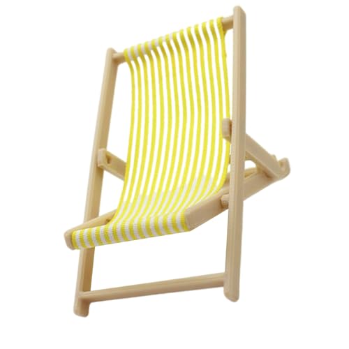 Realistisches Strandmodell Täuscht Spiel Für Kinder Rolle Display Klappstuhl Model Spielzeug Vintage Stuhl 1:12 Puppenhaus Kinder Rollenspiele Möbel von REITINGE