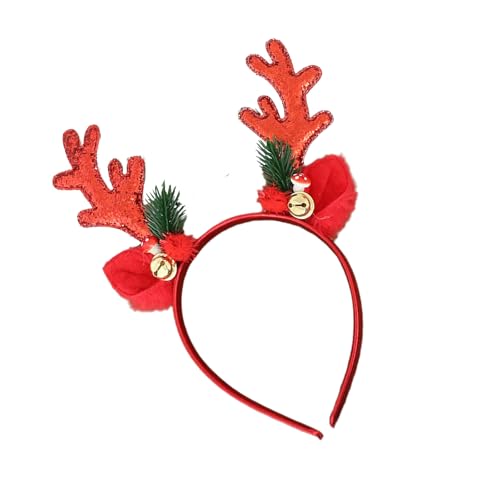 Weihnachts Rentier Antlers Haarband Mit Jinglings Glocken Leichtes Haar Accessoire Für Erwachsene Kinder Urlaub Party Rentiere Kostüm Haarzubehör Accessoire Weihnachts Rentier Antlers Haarband Mit Jinglings Glocken Leichtes Haar Accessoire Für Erwachsene Kinder Urlaub Party Rentiere Kostüm Haarzubehör Accessoire von REITINGE