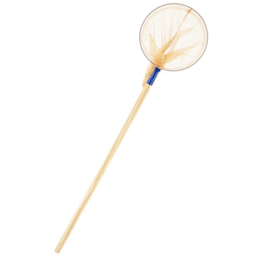 Rekord Kescher für Kinder (Metall, Blau) mit Holz-Stiel (72 cm) - ⌀ 23 cm - Gesamtlänge 102 cm - für Kinder ab 3 Jahre von REKORD Qualität in Ihrer Hand