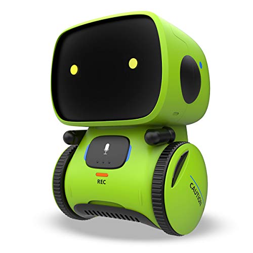 REMOKING Intelligent Roboter Kinder Spielzeug, Interaktives Roboter Lernspielzeug, Geschenke für Jungen Mädchen, Touch-Steuerung, Sprachsteuerung, Sprachaufnahme, Nachsprechen, Tanzen, Musik (Grün) REMOKING Intelligent Roboter Kinder Spielzeug, Interaktives Roboter Lernspielzeug, Geschenke für Jungen Mädchen, Touch-Steuerung, Sprachsteuerung, Sprachaufnahme, Nachsprechen, Tanzen, Musik (Grün) von REMOKING
