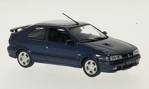 Renault 19 16S, metallic-dunkelblau, 1992, Modellauto, Fertigmodell, Norev 1:43 von Renault