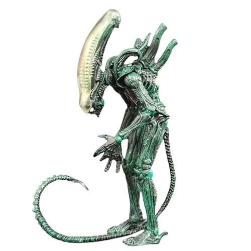 Alien-Figur, bewegliche und stehende Figur, 20 cm, handgefertigt, aus PVC, Cartoon-Figur, Videospiel, Sammlerstück, Geschenk von REOZIGN