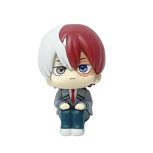 Anime-Figuren Deku, Bakugo, Banger, Version Q Sitzend, 10 cm, handgefertigtes PVC-Charaktermodell, Dekoration, Geschenke (b) von REOZIGN