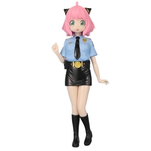 Anya Figur, Polizeiuniformen binden stehend, Anya Forger Actionfiguren, 20 cm, handgefertigt, PVC, Statuen, Sammlermodelle, Geschenke Anya Figur, Polizeiuniformen binden stehend, Anya Forger Actionfiguren, 20 cm, handgefertigt, PVC, Statuen, Sammlermodelle, Geschenke von REOZIGN