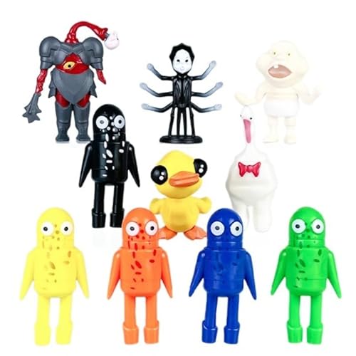 Erdverteidiger-Figur, Version Q, 10 Stück, stehende Actionfiguren, 10 cm, Anime-Spiel, Schreibtischdekoration, handwerkliche Geschenke von REOZIGN