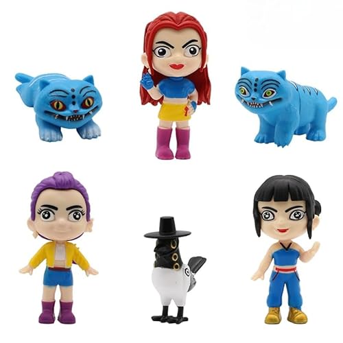 Figur Rumi, Mira, Zoye, 6 stehende Figuren aus PVC, handgefertigtes Cosplay, zum Sammeln, für Anime-Fans, Geschenk Figur Rumi, Mira, Zoye, 6 stehende Figuren aus PVC, handgefertigtes Cosplay, zum Sammeln, für Anime-Fans, Geschenk von REOZIGN