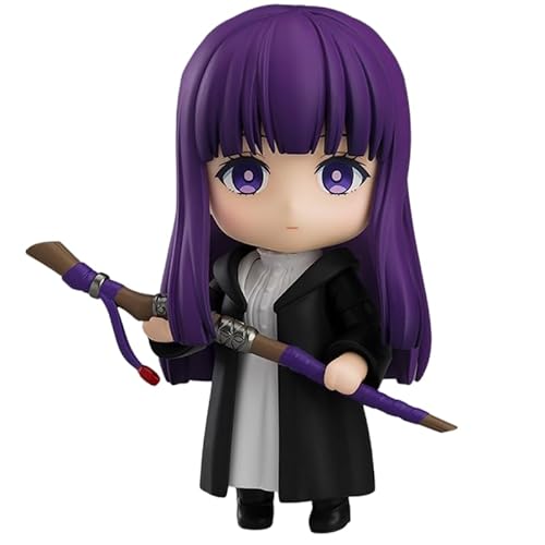 Frière, Fern Figur, Standing Q Version, Ersatz, beweglich, Anime, Figuren, 10 cm, PVC-Modelle, handgefertigt, Geschenke (b) von REOZIGN