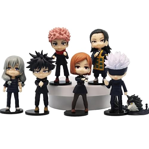 Fushiguro Figur, Nagakura Tsumugi, Gojou Satoru, 7 Actionfiguren Version Q, 9 cm, handgefertigt, Dekoration, Geschenk von REOZIGN