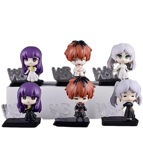 Himmel, Frière, Force Figur, 6 Stück, Q Version Action-Figuren, stehend, 5 cm, PVC, Cosplay, Cosplay, Sammlerstück, Herdicrafts Souvenirs Gifts von REOZIGN