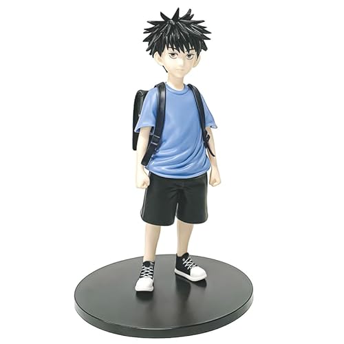 Itadori Yūji, Fushiguro Megumi Figur, Q Version mit Schultasche, 16 cm, PVC, Statuenmodell für Büro (a) von REOZIGN