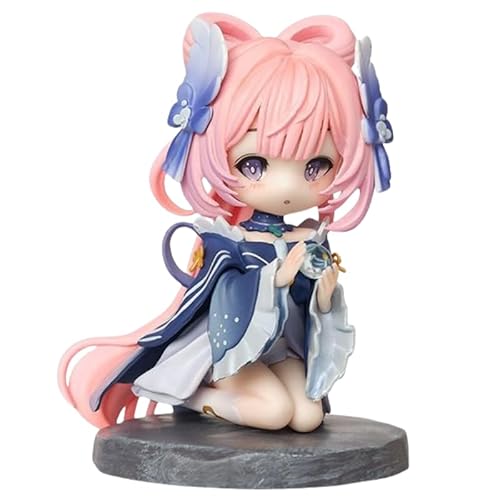 Kokomi-Figur, Q-Version, sitzend, Sangonomiya Kokomi, 14 cm, PVC, handgefertigt, Andenken, Cosplay, Geschenke von REOZIGN