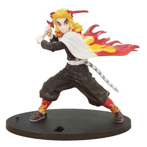 Kyojuro Figur, Kämpfer Rengoku Kyoujurou Elaina, Anime, 18 cm, handgefertigt, PVC, Manga, Spiel, Figur, Sammlerstück, Geschenk Kyojuro Figur, Kämpfer Rengoku Kyoujurou Elaina, Anime, 18 cm, handgefertigt, PVC, Manga, Spiel, Figur, Sammlerstück, Geschenk von REOZIGN