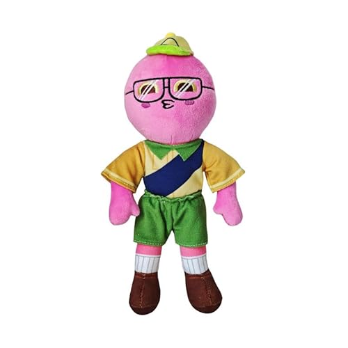 Millaine Klettertier aus Plüsch, Klettergerüst, Plüsch, 25 cm, handgefertigt, Spielfigur, PVC, State, Sammlerstück, Kunsthandwerk (Rosarot) von REOZIGN