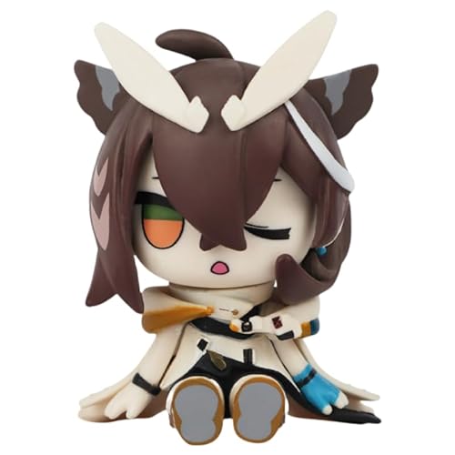 Muelsyse Figuren, Ho'olheyak und Silence The Paradigmatic, Version Q Sitzend, 8 cm, PVC, Cosplay-Modell, Sammeln, Handwerk, Geschenk (c) von REOZIGN