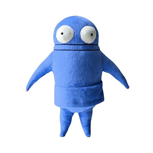 Niedlicher Briefkasten, Man, Plüsch, verschiedene Farben, Migle Meal Box, kurz, 23 cm/9,1 PP-Baumwolle, Dekoration, Geschenke zur Dekoration (blau) von REOZIGN