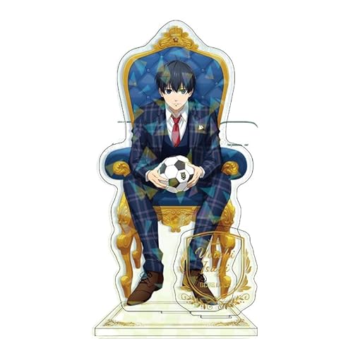 Ornamente Blue Lock aus Laserglas, Doppelsteckdose, Anime, Acryl, um kreative Ornamente, 16 cm (1) von REOZIGN