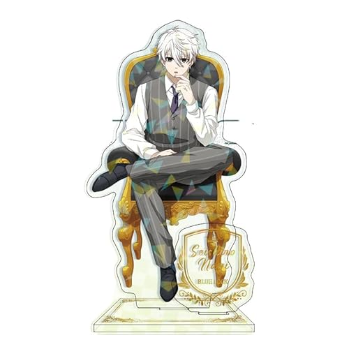 Ornamente Blue Lock aus Laserglas, Doppelsteckdose, Anime, Acryl, um kreative Ornamente, 16 cm (4) von REOZIGN