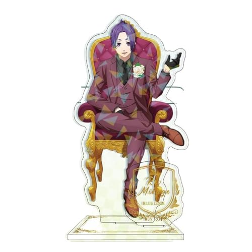 Ornamente Blue Lock aus Laserglas, Doppelsteckdose, Anime, Acryl, um kreative Ornamente, 16 cm (5) von REOZIGN