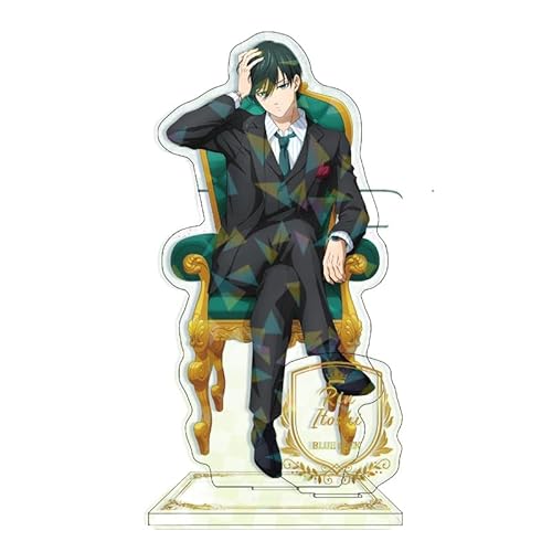 Ornamente Blue Lock aus Laserglas, Doppelsteckdose, Anime, Acryl, um kreative Ornamente, 16 cm (6) von REOZIGN