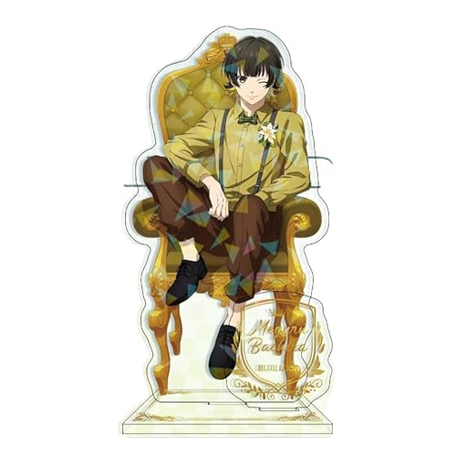 Ornamente Blue Lock aus Laserglas, Doppelsteckdose, Anime, Acryl, um kreative Ornamente, 16 cm (6,3 Zoll) (2) von REOZIGN