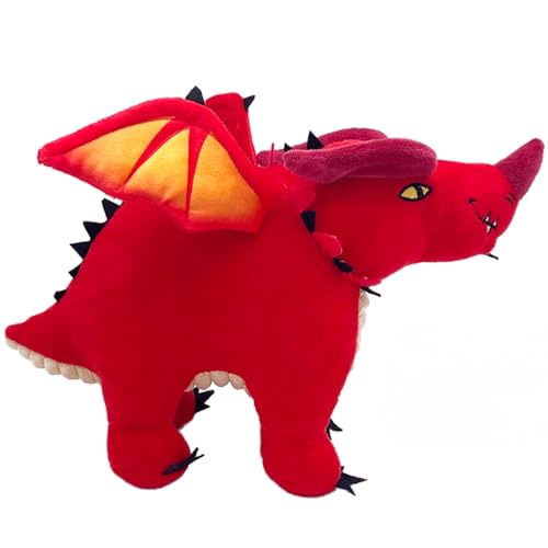 Plüschdrache der Schatten, stehender roter Drache, 20 cm, PVC-Statuette, handgefertigt, Sammlerstück für Anime-Fans Plüschdrache der Schatten, stehender roter Drache, 20 cm, PVC-Statuette, handgefertigt, Sammlerstück für Anime-Fans von REOZIGN