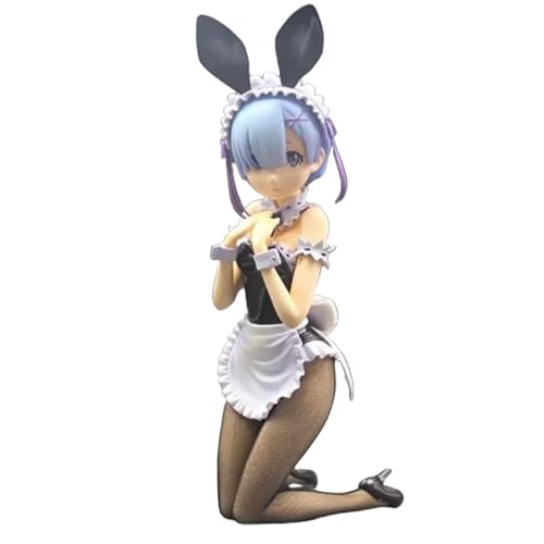 REM, Ram-Figur, Action-Figuren auf Knien, 30 cm, handgefertigte Modelle, Verlust, Kollektion für Anime-Ventilatoren, Geschenk (b) von REOZIGN