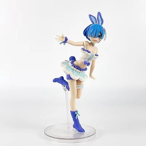 REM Ram Figuren, RE: Zero – Starting Life in Another World Figur 20 cm PVC Figur Cosplay Figuren Modell Kollektion Anime Fans Geschenk (REM) von REOZIGN