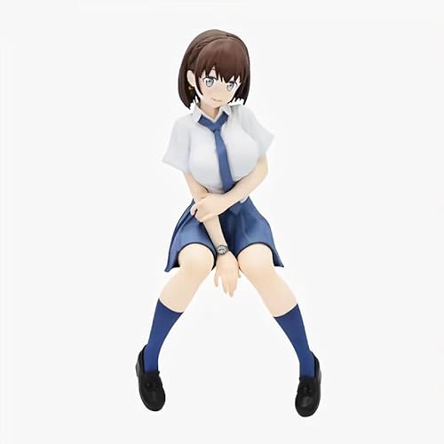 REOZIGN AI-Chan Figur, sitzende AI-Chan Actionfigur, 13 cm, handgefertigt, Schreibtischdekoration, Geschenk für Anime-Fans von REOZIGN