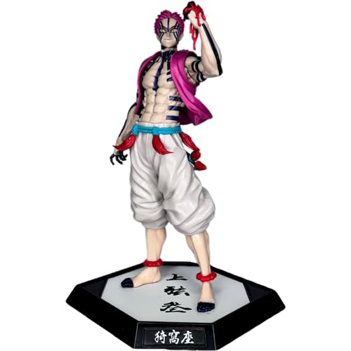 REOZIGN Akaza-Figur, Akaza-Anime-Figuren, 28 cm, handgefertigt aus PVC, Cartoon-Modell, Manga-Modell, Geschenk von REOZIGN