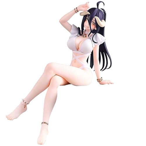 REOZIGN Albedo Figur, sitzender Badeanzug, Anime-Figuren Albedo, 15 cm, PVC-Figuren, Sammlerstücke, Souvenirs, Geschenk für Anime-Fans REOZIGN Albedo Figur, sitzender Badeanzug, Anime-Figuren Albedo, 15 cm, PVC-Figuren, Sammlerstücke, Souvenirs, Geschenk für Anime-Fans von REOZIGN