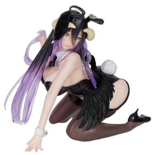 REOZIGN Albedo Figur aus PVC, 12 cm, kniend, Badeanzug, handwerkliches Andenken, Cosplay, Geschenk für Anime-Fans (b) von REOZIGN