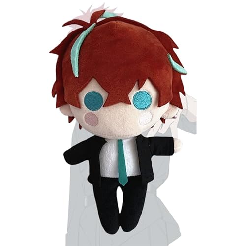 REOZIGN Amemura Ramuda Plüschtier, Doppo Kannonzaka, Q-Version, kurz, 20 cm, aus PP-Baumwolle, handgefertigte Statuen, Sammlerstücke, Anime-Geschenke (b) von REOZIGN