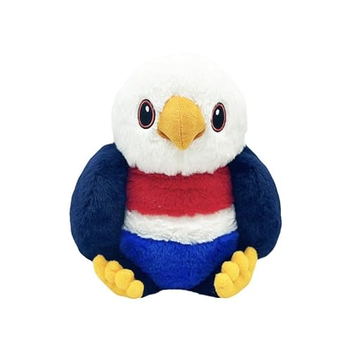 REOZIGN American Eagle Figur, American Eagle Plüschpuppen, 24 cm, handgefertigt, PPCOTTON Cartoon Manga Spiel Modell Charakter Devent (a) von REOZIGN