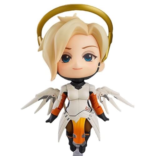 REOZIGN Angela Figur, Q-Version, Anime Angela Ziegler Figur, 10 cm, handgefertigt, PVC, Cartoon, Manga, Dekoration, Geschenk zum Basteln von REOZIGN