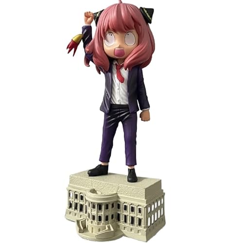 REOZIGN Anya-Figur, Kostüm Anya Forger Cos Präsidentin Anime-Figuren, 18 cm, handgefertigt, PVC, Cartoon, Manga, Dekoration, Geschenk REOZIGN Anya-Figur, Kostüm Anya Forger Cos Präsidentin Anime-Figuren, 18 cm, handgefertigt, PVC, Cartoon, Manga, Dekoration, Geschenk von REOZIGN