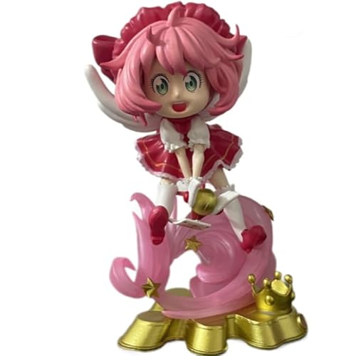 REOZIGN Anya Figur, Pink Dress Jumping Anya Forger Anime Figuren 14 cm PVC Characters Handicrafts Souvenirs for Anime Fans Gifts REOZIGN Anya Figur, Pink Dress Jumping Anya Forger Anime Figuren 14 cm PVC Characters Handicrafts Souvenirs for Anime Fans Gifts von REOZIGN