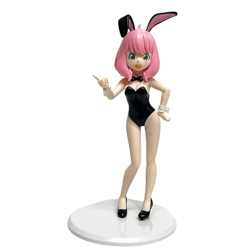 REOZIGN Anya Figur, Rabbit Polizei Anya Forger Figur, 20 cm, handgefertigt, PVC, Figurenmodell, Sammlerstatue, Craft GIF (a) von REOZIGN