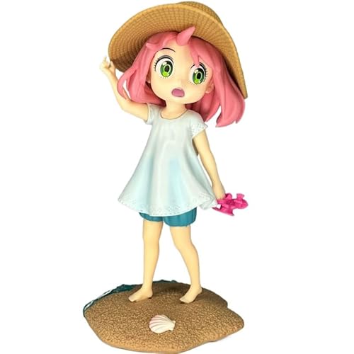 REOZIGN Anya Figur, Strand, Sonnenhut, Rosa, kurzes Haar, Anya Schmiede, Anime-Figuren, 18 cm, handgefertigt, PVC, Statuen, Sammlerstück, Souvenirs, Geschenke REOZIGN Anya Figur, Strand, Sonnenhut, Rosa, kurzes Haar, Anya Schmiede, Anime-Figuren, 18 cm, handgefertigt, PVC, Statuen, Sammlerstück, Souvenirs, Geschenke von REOZIGN