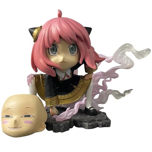 REOZIGN Anya Figur, Zweites Zahnrad, Anya Forger Figur, 10 cm, PVC, Cosplay, Sammlermodell, Handwerk, Geschenk REOZIGN Anya Figur, Zweites Zahnrad, Anya Forger Figur, 10 cm, PVC, Cosplay, Sammlermodell, Handwerk, Geschenk von REOZIGN