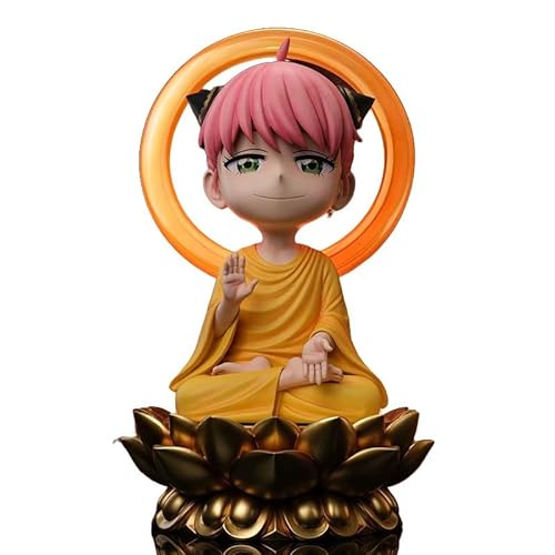 REOZIGN Anya Figur, sitzender Buddha, Anya Forger, bewegliche Figur, 13 cm, PVC, Figur, Cosplay, Sammelmodell, Handwerk, Geschenk REOZIGN Anya Figur, sitzender Buddha, Anya Forger, bewegliche Figur, 13 cm, PVC, Figur, Cosplay, Sammelmodell, Handwerk, Geschenk von REOZIGN