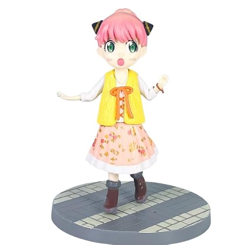 REOZIGN Anya-Figur, süß und glücklich zu spielen, Anya Forger Action-Figur, 15 cm, Sammlermodell, Souvenirs, Geschenke (a) von REOZIGN