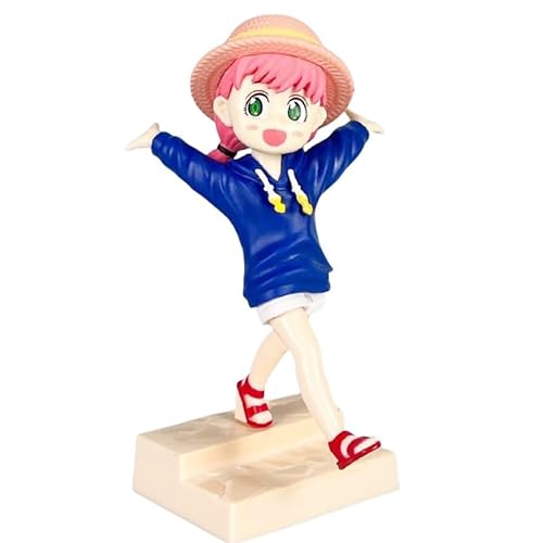 REOZIGN Anya-Figur, süß und glücklich zu spielen, Anya Forger Action-Figur, 15 cm, Sammlermodell, Souvenirs, Geschenke (b) von REOZIGN