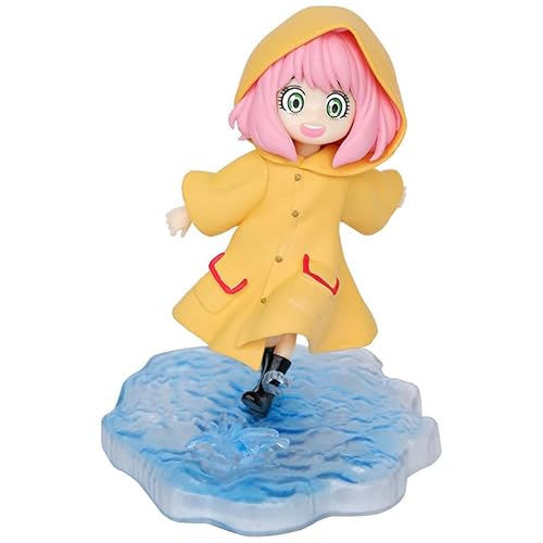 REOZIGN Anya-Figur, wasserdicht, Regenstiefel, Anime-Figuren Anya Forger, 13 cm, handgefertigt, Modell, Statue, Sammlung, Dekoration, Geschenk REOZIGN Anya-Figur, wasserdicht, Regenstiefel, Anime-Figuren Anya Forger, 13 cm, handgefertigt, Modell, Statue, Sammlung, Dekoration, Geschenk von REOZIGN