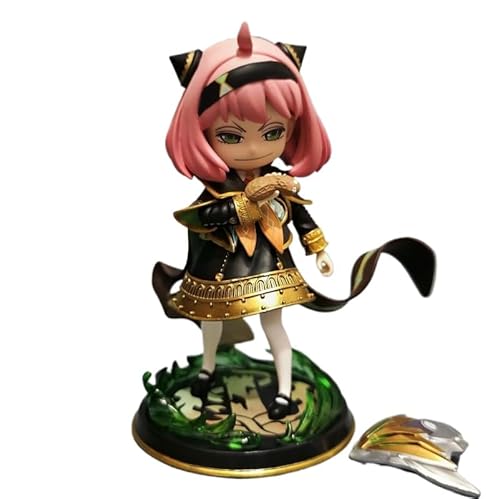 REOZIGN Anya Firefly Anya Forger stehende Figur, bewegliche Figur, 16 cm aus PVC, Modell, Cosplay, Handwerk, Geschenk für Anime-Fans (Pink) von REOZIGN