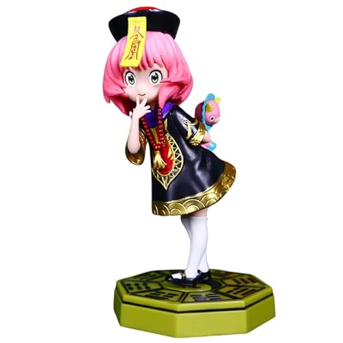 REOZIGN Anya Forger Figur, stehend, Actionfigur, 8 cm, aus PVC, Cosplay-Modell, zum Sammeln, für Anime-Fans, Geschenk (a) von REOZIGN